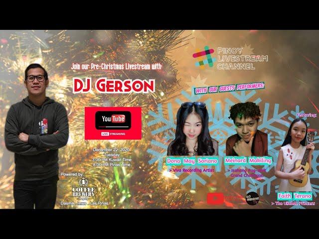 Join our Pre-Christmas Livestream with DJ Gerson