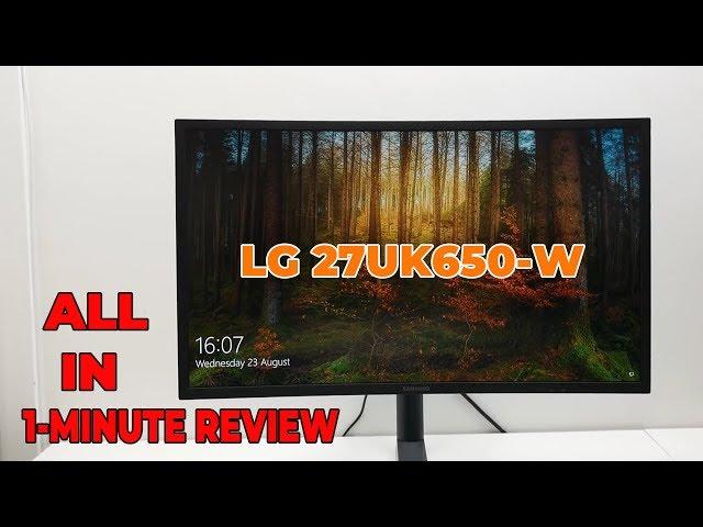 Samsung C27HG70 HDR Monitor Review 2019