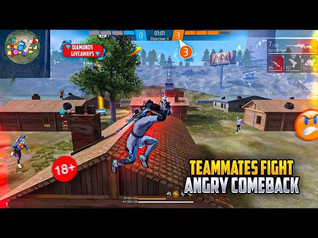  TEAMMATES FIGHT  ALAN  LORD  COMEBACK KINGS  DIAMONDS GIVEAWAY  HIT TAMIZHA GAMING | HTG