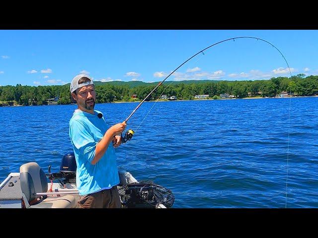 How to BLIND Jig for Lake Trout- No Electronics - 2 Bonus Tips!!