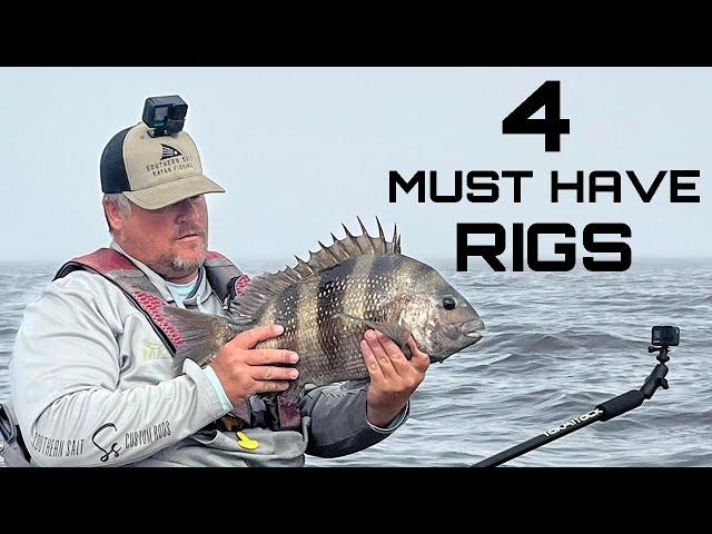 4 MUST HAVE Rigs for Sheepshead!!