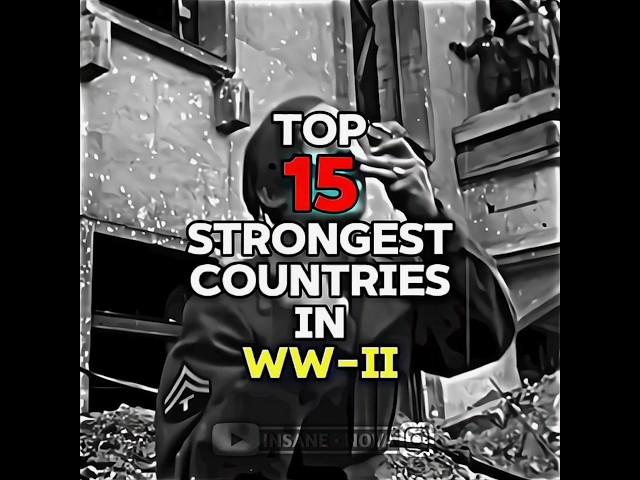 Top 15 Strongest Countries in World War-II | Strongest Nations in 1943-45 | Educational short |