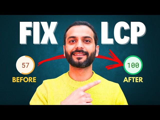 How to FIX Largest Contentful Paint & Increase Website speed (In-depth Video)