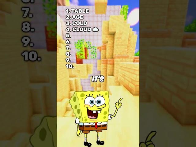 Brain Teaser with SPONGEBOB and PATRICK!!!