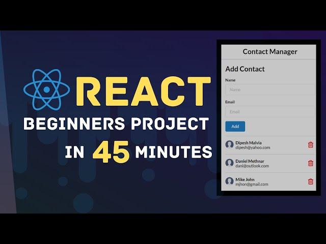 Learn React JS Fundamentals With Project | React Tutorials for Beginners