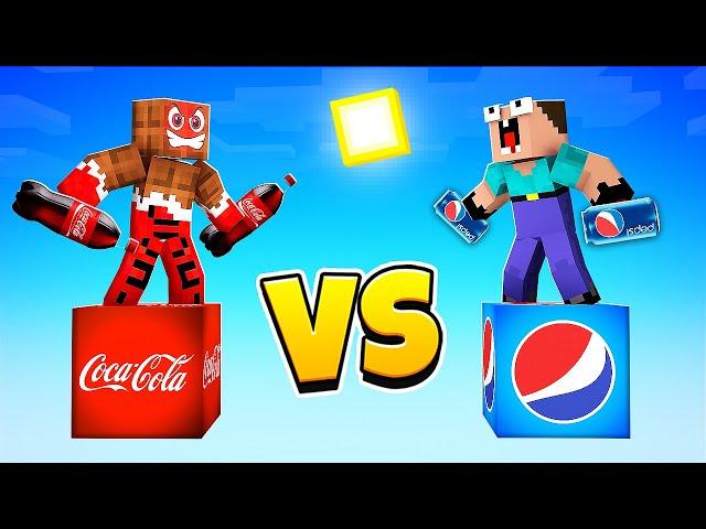  ЭПИЧЕСКАЯ БИТВА: Coca Cola ЛАКИ БЛОК vs PEPSI ЛАКИБЛОК В МАЙНКРАФТ !