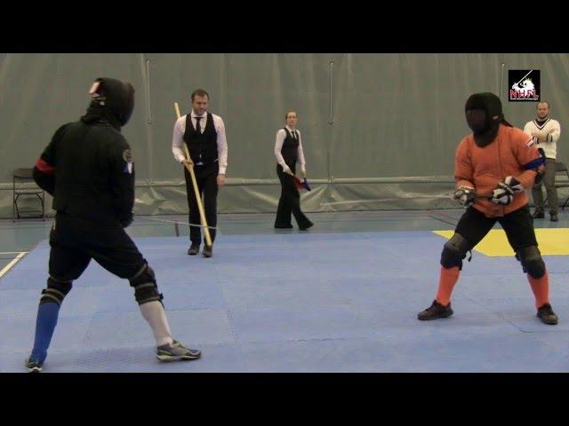 Men's longsword final, Norway Open 2016