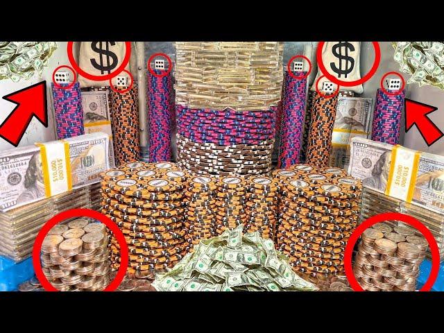 CASINO STAFF WERE NOT HAPPY ABOUT THIS! OVER $700,000,000.00 WIN! HIGH LIMIT COIN PUSHER MEGA WIN!