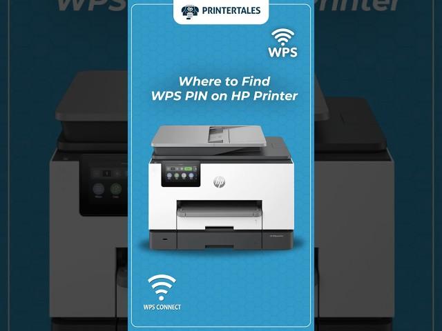 Where to Find WPS PIN on HP Printer? #printertales #hp #printer #wps #printerproblems #hpprinter