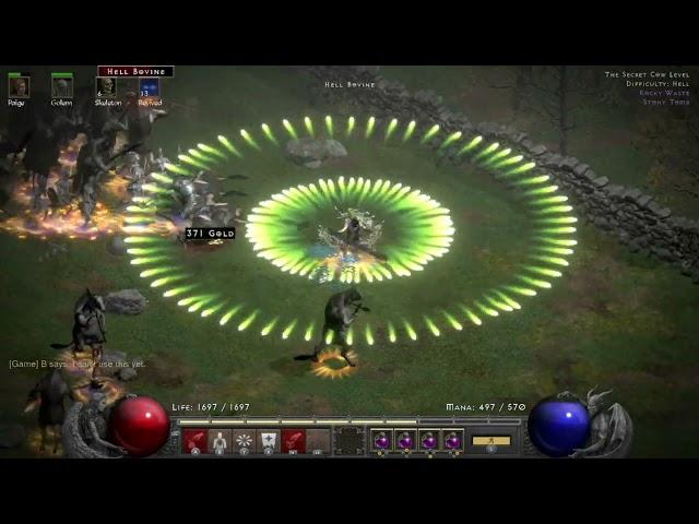 Poison Corpse Exploder Necromancer - Cow Farmer [Diablo 2 Resurrected]