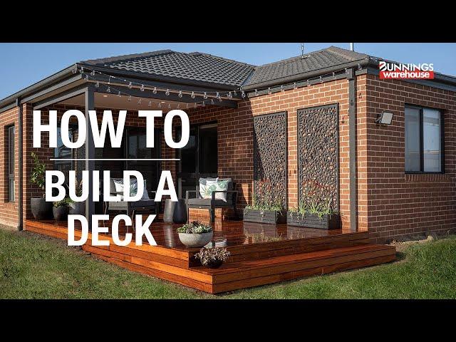 How To Build A Deck - Bunnings Warehouse