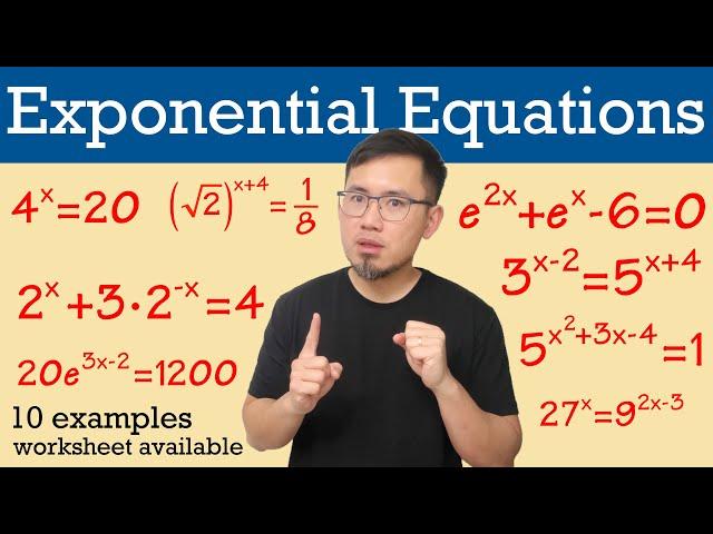 How to solve exponential equations