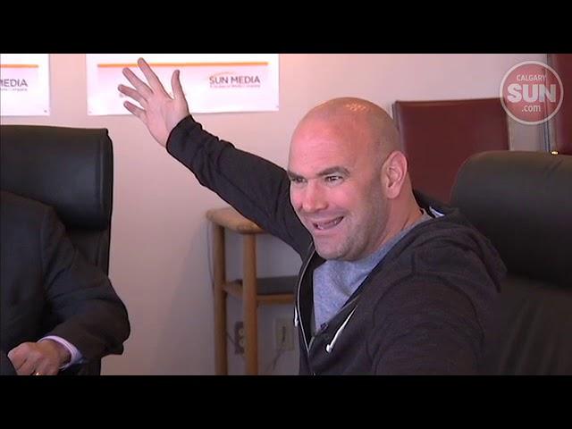 UFC boss Dana White talks about soccer