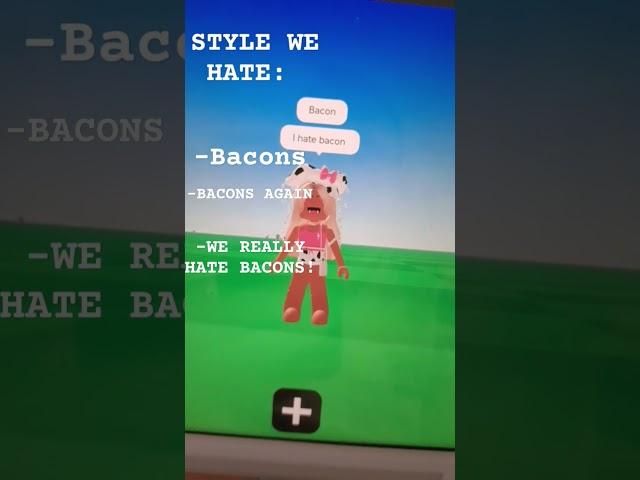 THEY HATE BACONS! #roblox #robloxshorts @Aueoem #funny are love bacon    Hate Slender say voice