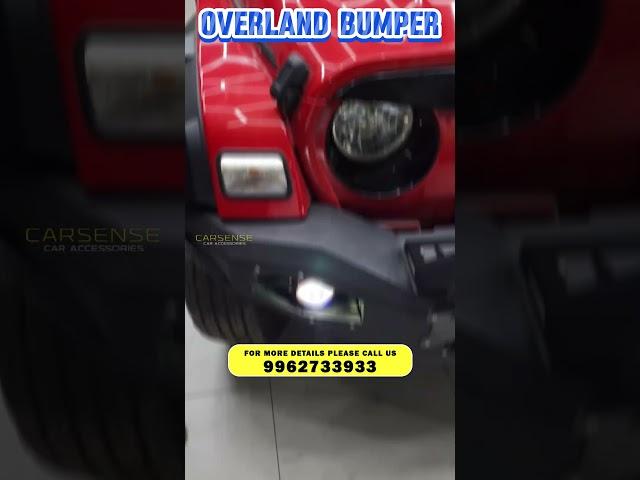 Mahindra THAR Offroad Bumper | Overland Bumper | Thar Accessories | Car Sense Car Accessories