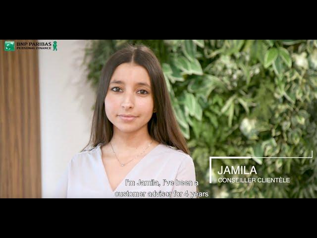 Jamila, Conseiller Clientèle chez BNP Paribas Personal Finance