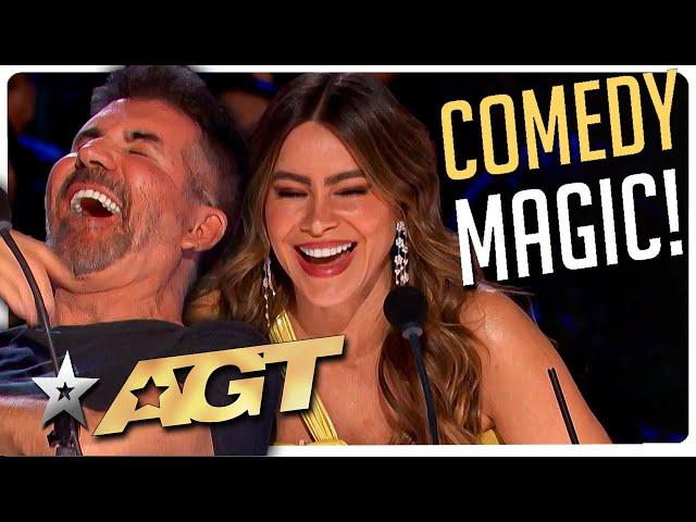 FUNNIEST America's Got Talent Magicians EVER!