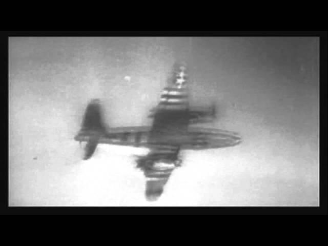 WWII D-Day Martin Marauder B-26 direct hit