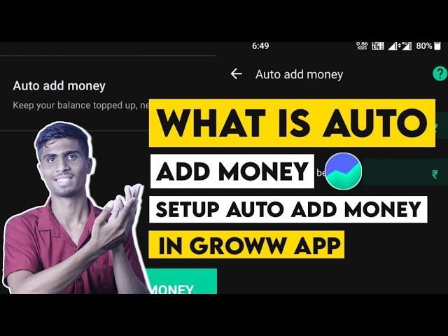 What is Auto Add Money in Groww | How To Setup Auto Add Money In Groww