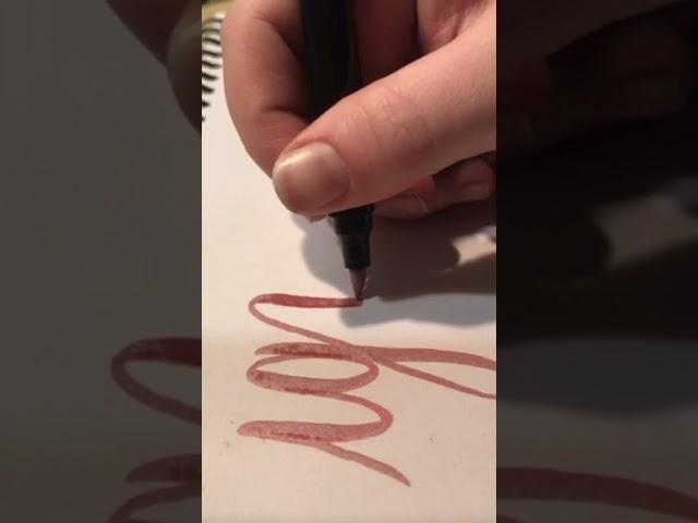 Word of the Day - Ignited #art #handwriting #wordoftheday #fire