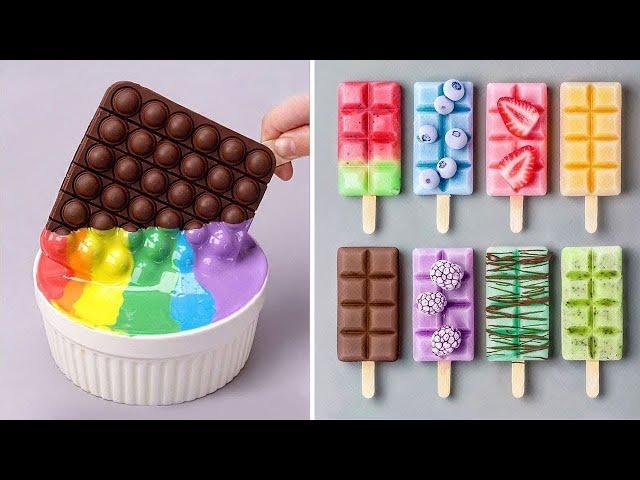 How To Make Rainbow Cake Decorating Ideas | So Yummy Chocolate Cake Decorating Tutorials