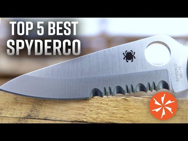 Top 5 Best Spyderco Knives Available at KnifeCenter.com