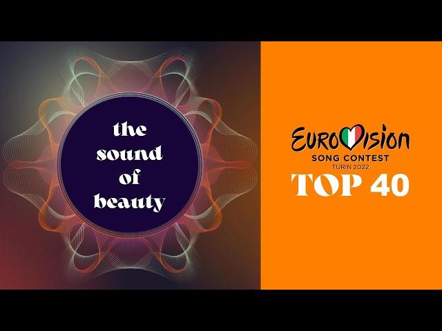 Eurovision 2022: Top 40 // Sixth Arrangement