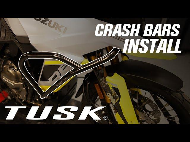 How To Install Tusk Crash Bars | 23+ Suzuki V Strom 800 DE/DE Adv