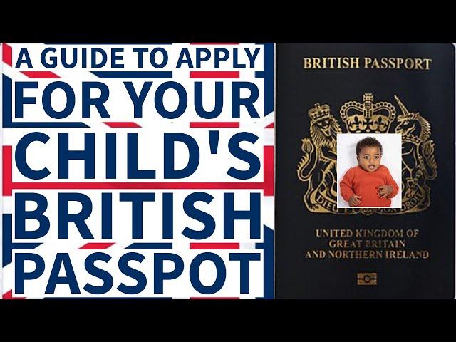 First British Child Passport Application Online | A Complete Guide #ukpassport #britishpassport