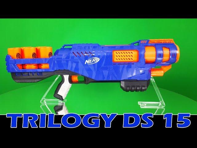 NERF TRILOGY DS 15 BLASTER [Vorstellung + Schusstest | dertestmichel]