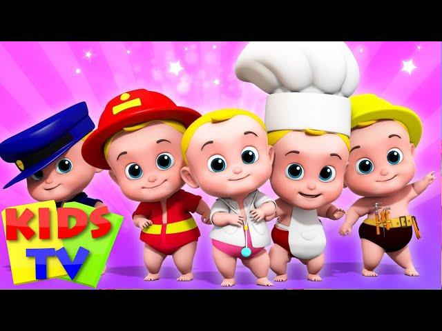 Five Little Babies | Junior Squad Videos  | Kindergarten Nursery Rhymes For Babies by Kids Tv