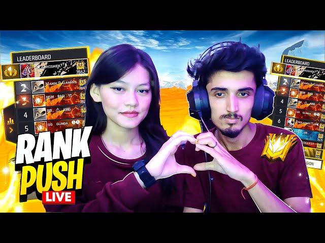 LIVEDUO VS SQD WITH @KUSUMYT  BR- RANK PUSH IN GRANDMASTER LOBBY 