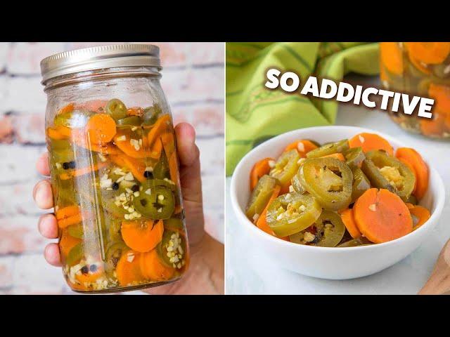 Taqueria-Style Pickled Jalapenos and Carrots (Mexican Flavors!)