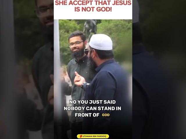 She accept Jesus is not God | Uthman Ibn Farooq Official