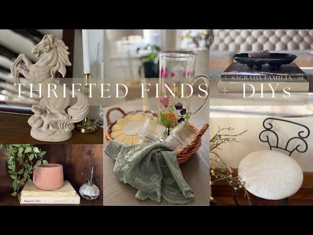 DIY Thrift Flips and Styling | Home Decor + Furniture | Easy + Quick High End Dupes