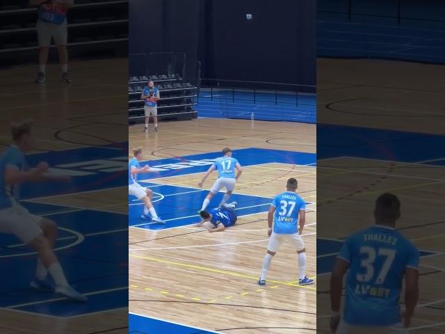 󠁧󠁢󠁥󠁮󠁧󠁿: The Riga derby is always interesting to watch ‍ #futsal #moments #derby