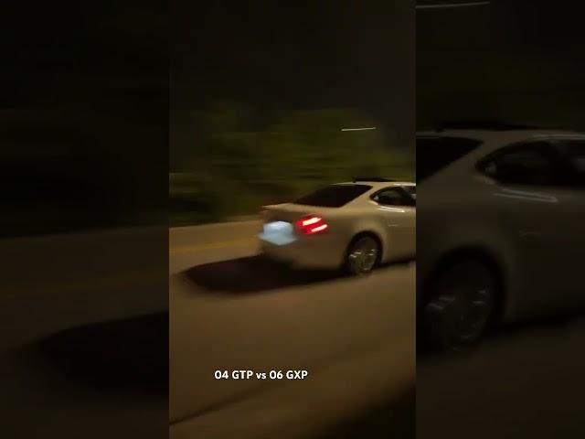 Pontiac grand prix GTP vs grand prix GXP. GTP won