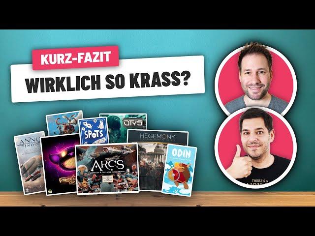 Nur einmal reicht nicht! Brettspiel Hits & Flops im Kurzfazit!