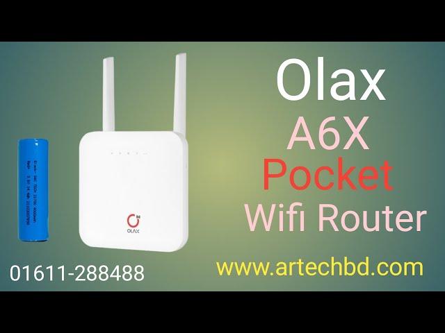 Olax Ax6 Pro 4G Wifi Router BD | AR TECH BD | Bangla Unboxing Review | 2023