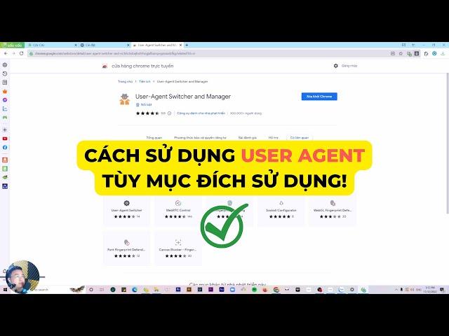 Cách Sử Dụng Công Cụ User Agent