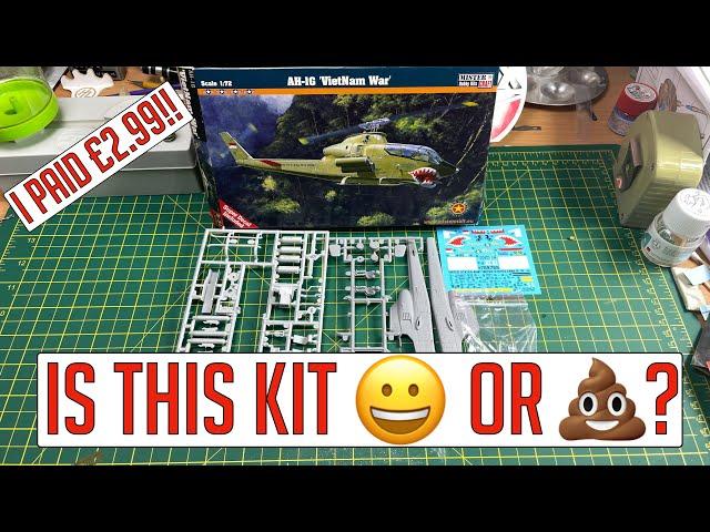 Is This £2.99 Mistercraft AH-1G Model Kit Good or Bad?!! | Unboxing