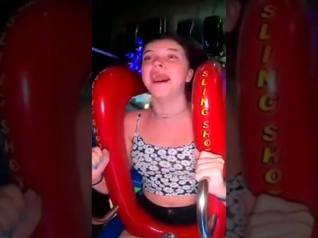 Her First Slingshot Ride  #shorts #slingshot #slingshotride #slingshotriders #riders