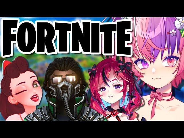 Ironmouse Plays Fortnite With HeavenlyFather, Miss Lala & Saiiren