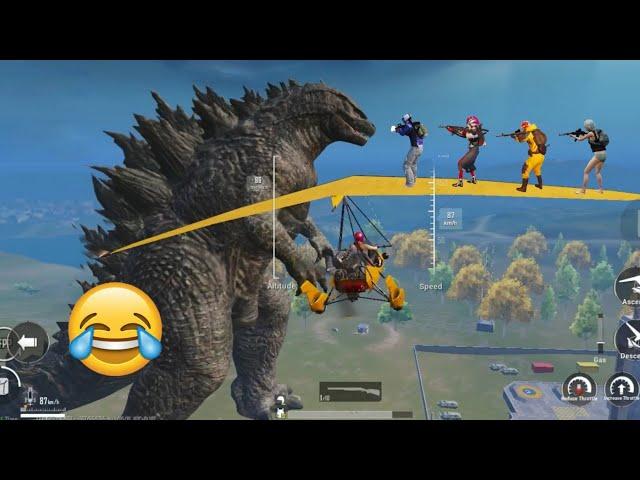 Trolling Angry Godzilla  | PUBG MOBILE FUNNY MOMENTS