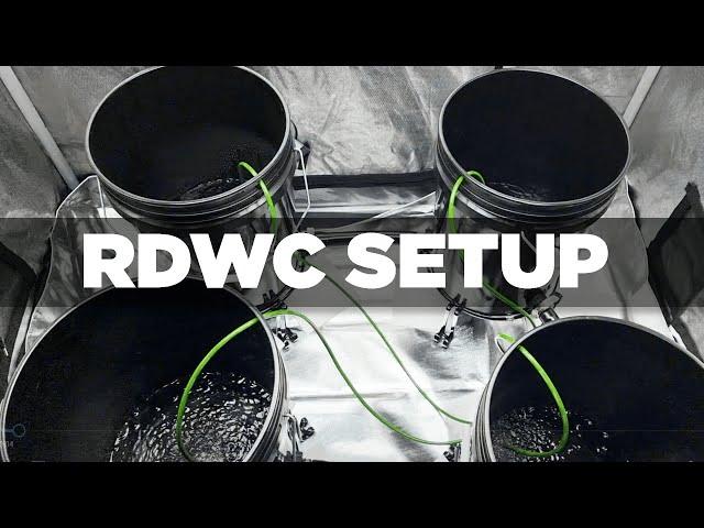 How to Setup a RDWC System- PA Hydroponics Stirponic 4 Bucket System Installation Troubleshooting