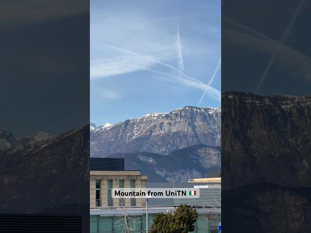 Mountain from University of Trento, Italy 