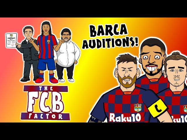 BARCA BOSS - the AUDITIONS! Xavi? Ronaldinho? Messi? The FCB Factor!