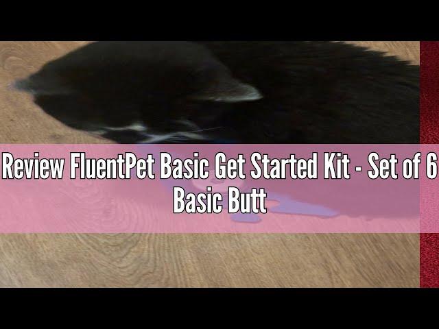 Review FluentPet Basic Get Started Kit - Set of 6 Basic Buttons with Batteries Included for Dogs & C