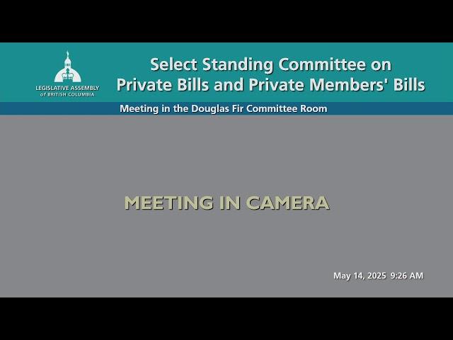 BC Legislature Live Stream - Douglas Fir Room
