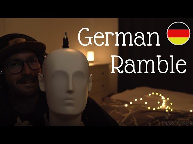 German Whisper Ramble ASMR | Deutsch ASMR flüstern | Male Whispering